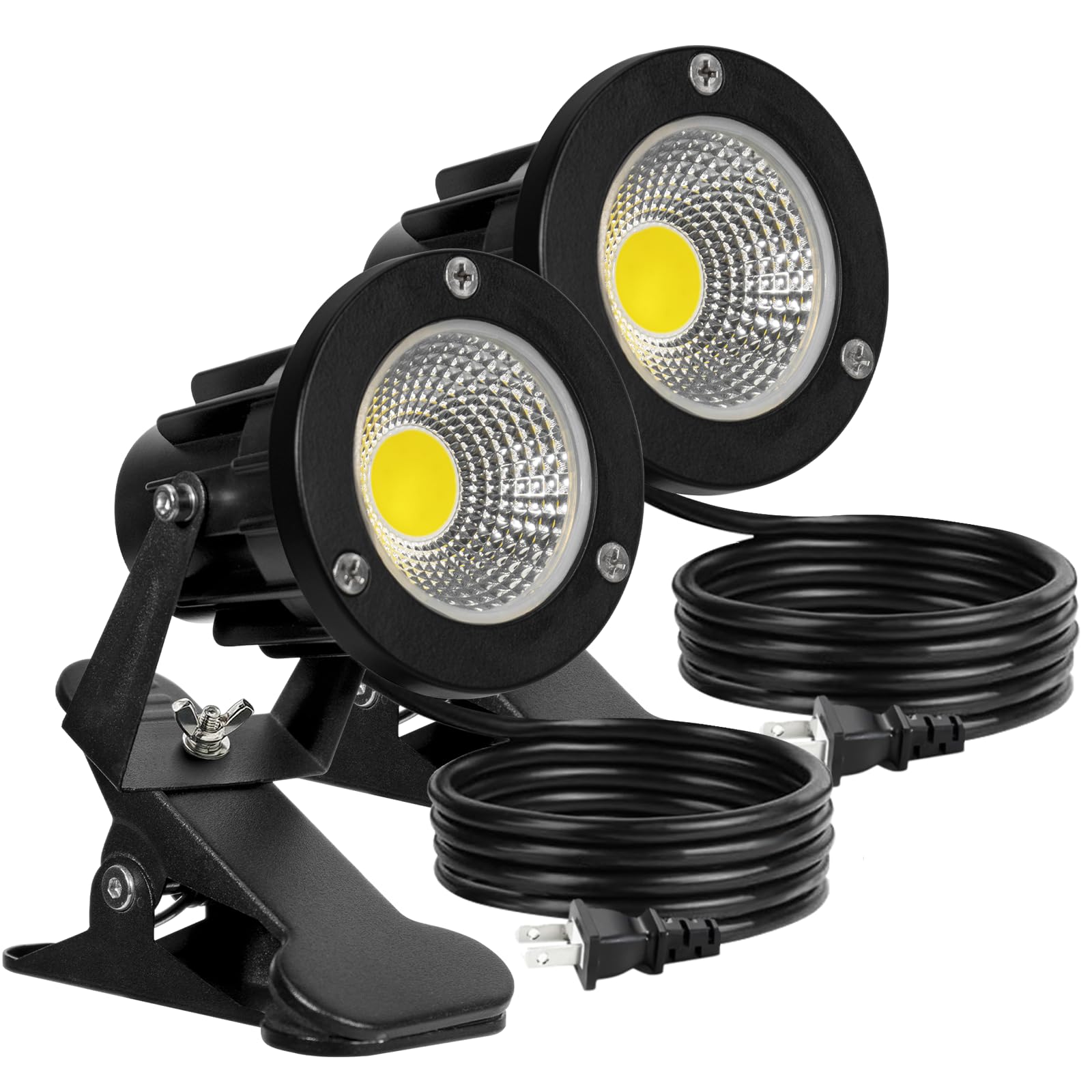 野外用LEDスポットライト GOODGOODS（グッド・グッズ） 50W LED 投光器 クランプ 5100LM 超爆光
